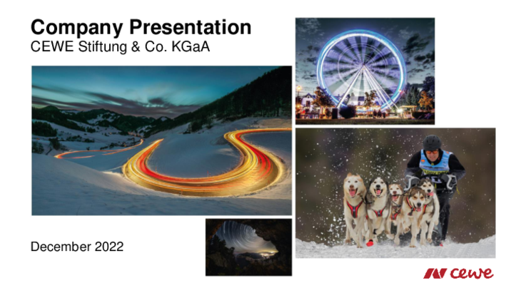 CEWE Company Presentation December 2022